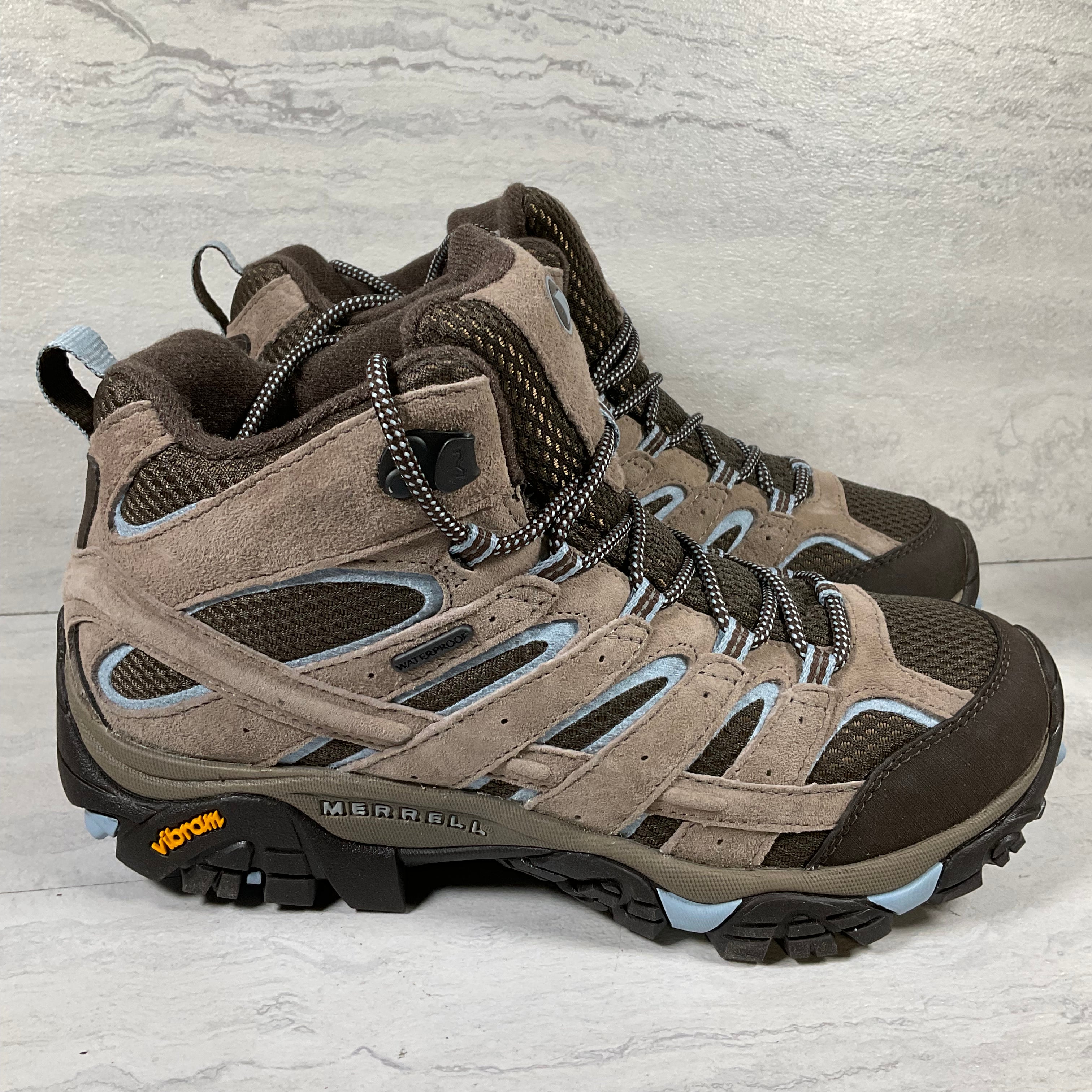 Merrell Women's Moab 2 Mid Waterproof Hiking Boot, Size 10 (7328737558766)
